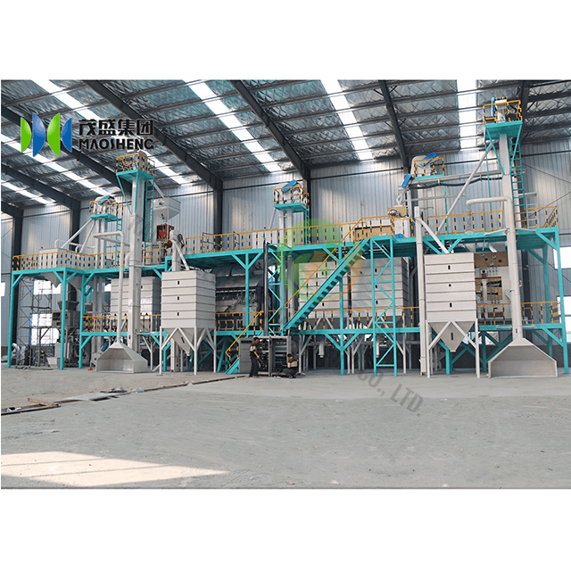Commercial maize processing plant facility