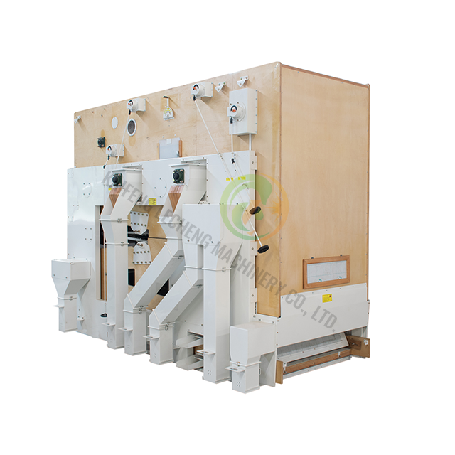 Advanced Grain Cleaning Machine in a Processing Facility